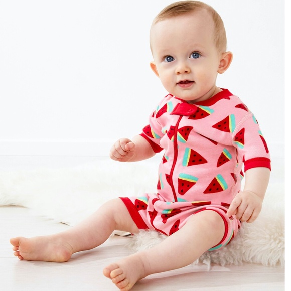 NWT Organic Cotton Watermelon Print Sleeper - Picture 2 of 2